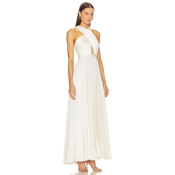 NWT A.L.C. Athena Dress in Whisper White Size 6 $795 - Picture 2 of 10